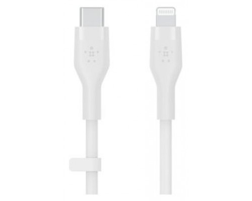 CABLE BELKIN CAA009BT2MWH USB-C A LIGHTNING SILICONA