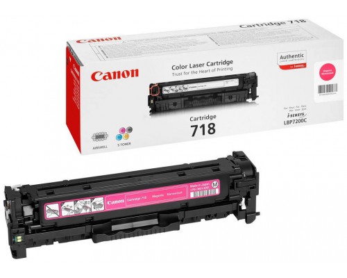 TONER CANON CRG-718M MAGENTA 2.900PAG (Espera 4 dias)