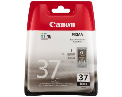 TINTA CANON PG-37 NEGRO (Espera 4 dias)