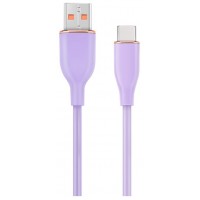 CABLE DE CARGA Y DATOS GEMBIRD USB TIPO C DE SILICONA PREMIUM 1,5 M VIOLETA