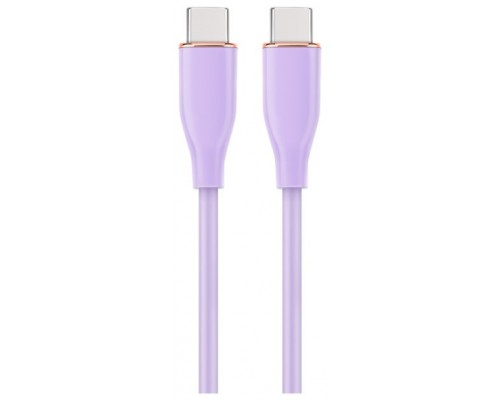 CABLE DE CARGA Y DATOS GEMBIRD (PD) TIPO-C SILICONA ALTA CALIDAD 1,5M MORADO CABLE DE CARGA Y DATOS GEMBIRD (PD) TIPO-C SILICONA ALTA CALIDAD 1,5M MORADO