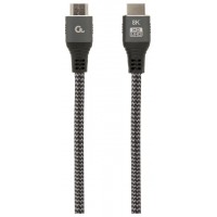 CABLE TRENZADO HDMI 2.1 8K 60HZ GEMBIRD SELECT PLUS SERIES CON ETHERNET 1M NEGRO CABLE TRENZADO HDMI 2.1 8K 60HZ GEMBIRD SELECT PLUS SERIES CON ETHERNET 1M NEGRO