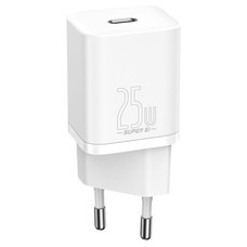 BASEUS SUPER SI  QUICK CHARGER 1C 25W EU WHITE (Espera 4 dias)