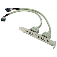 SLOT BRACKET GEMBIRD 2x USB