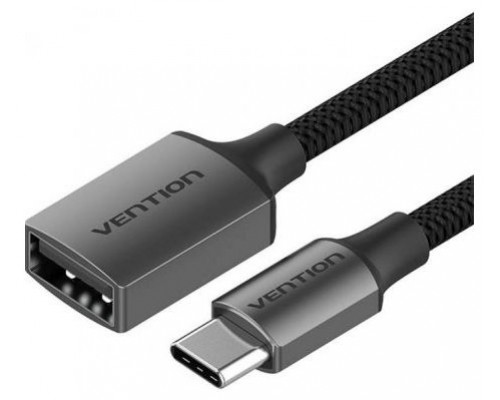 CONVERSOR USB-C/M A USB-A/H 0.15 M GRIS VENTION (Espera 4 dias)