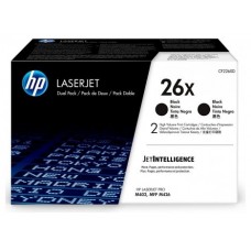 TONER CARTRIDGE 26X BLACK DUAL PA CK