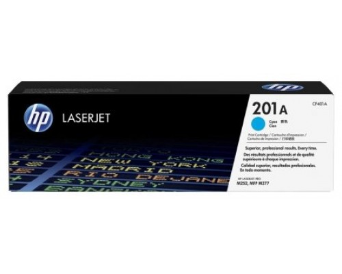 HP Laserjet ro M252, M277 MFP 201A Toner Cian 1400 PaG.