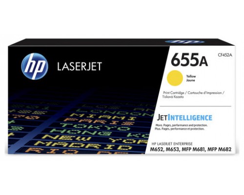 HP 655A TONER AMARILLO HP655A (CF452A) (Espera 4 dias)