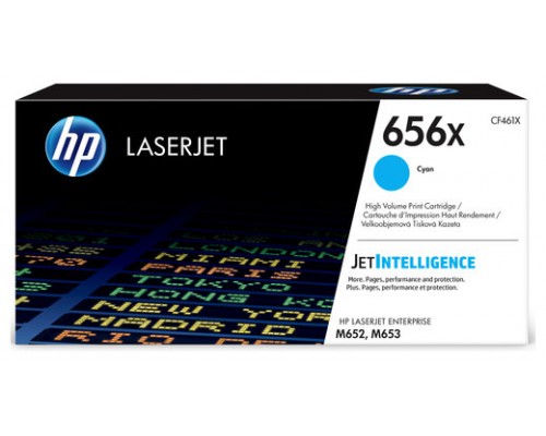 HP LaserJet Enterprise M652 Toner Cyan Alto 656X
