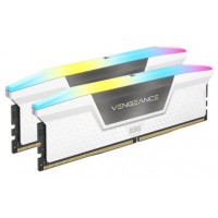 MEMORIA CORSAIR DDR5 64GB 2X32GB PC6000 VENGEANCE RGB BLANCA CMH64GX5M2B6000Z30W (Espera 4 dias)