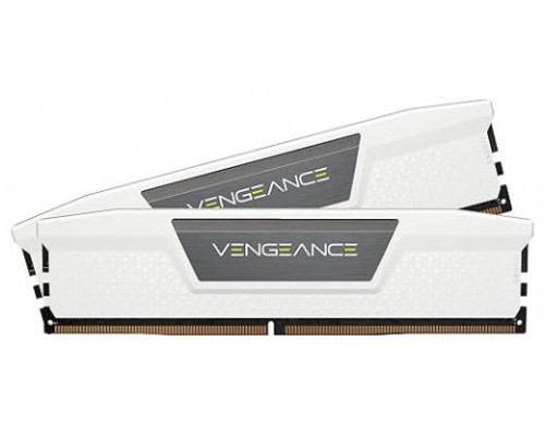 MEMORIA CORSAIR DDR5 32GB 2X16GB PC6000 VENGEANCE BLANCA CMK32GX5M2E6000Z36W (Espera 4 dias)