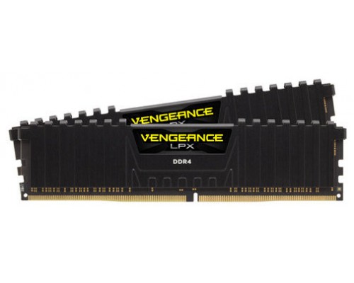 DDR4 64 GB(2X32KIT) 3000 VENGEANCE LPX BLACK CORSAIR (Espera 4 dias)