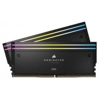 DDR5 32 GB(2X16KIT) 6000 DOMINATOR TITANIUM RGB BLACK CORSAIR (Espera 4 dias)
