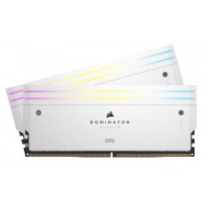 DDR5 64 GB(2X32KIT) 6600 DOMINATOR TITANIUM RGB WHITE CORSAIR (Espera 4 dias)