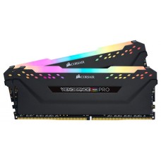 DDR4 16 GB(2X8KIT) 3200 VENGEANCE PRO BLACK RGB LED CORSAIR (Espera 4 dias)