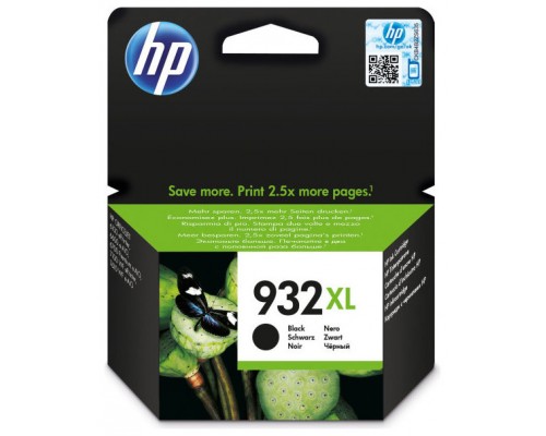 HP OfficeJet 6100/7510 Cartucho Negro Nº932XL