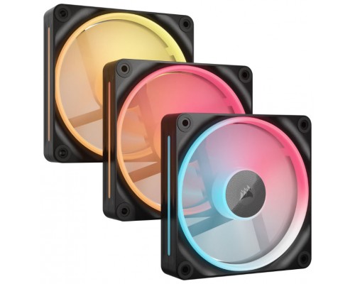 Corsair iCUE LINK LX120-R RGB Carcasa del ordenador Ventilador 12 cm Negro 3 pieza(s) (Espera 4 dias)