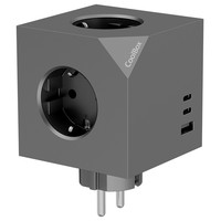 Coolbox CUBIK Base 3 Enchufes Carga USB C+A