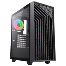 Coolbox Caja Gaming ATX GA300 GRIDLINE Black