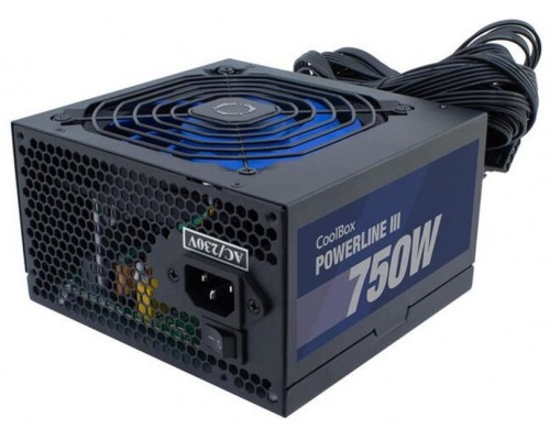 FUENTE ALIMENTACION 750W COOLBOX POWERLINE3 PFC-ACTIVO (Espera 4 dias)