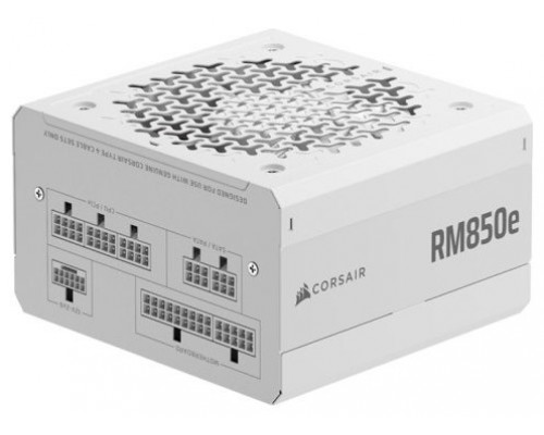 FUENTE ALIM. MODULAR CORSAIR ATX 3.1 PCIe 5.1 RM850e 850W WHITE CIBENETICS GOLD (Espera 4 dias)