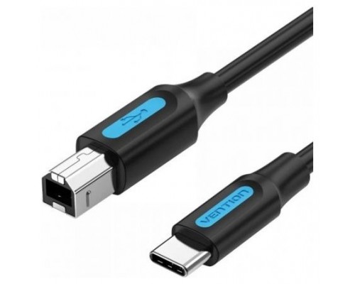 CABLE USB 2.0 IMPRESORA TIPO USB A/M USB-C/M 1 M NEGRO VENTION (Espera 4 dias)