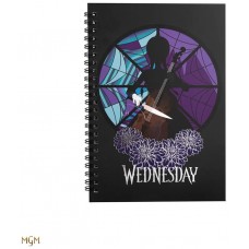 CUADERNO WEDNESDAY CON CELLO 14,5X21 CM CINEREPLICAS REDSTRING CR5174 (Espera 4 dias)