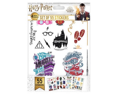 JUEGO DE PEGATINAS HARRY POTTER VARIOS CINEREPLICAS REDSTRING CR5200 (Espera 4 dias)