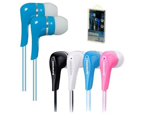 Auriculares Urban In-Ear Azul COOLSOUND (Espera 2 dias)