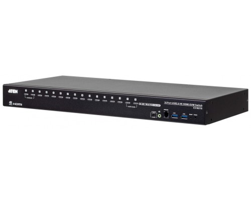 Aten Switch KVM HDMI 4K USB 3.0 de 16 puertos (Espera 4 dias)