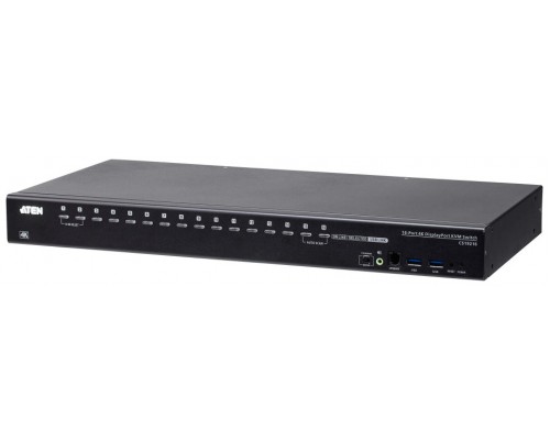 ATEN Switch KVM USB 3.0 4K DisplayPort de 16 puertos (Espera 4 dias)