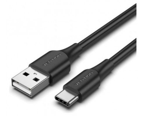 CABLE USB-C A USB-A 25 CM NEGRO VENTION (Espera 4 dias)