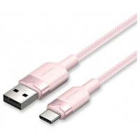 CABLE USB-C A USB-A TRENZADO 2 M ROSA VENTION (Espera 4 dias)