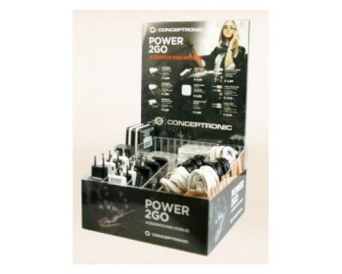 EXPOSITOR ACRILICO POWER2GO NORTESS incluye 70