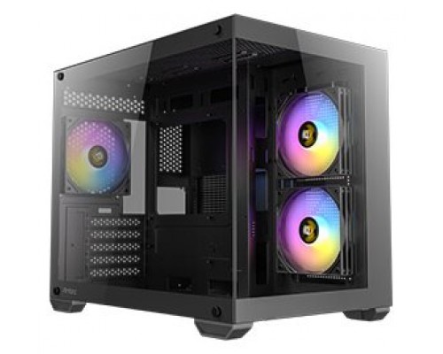 CAJA MINITORRE MICROATX CX600M RGB NEGRO ANTEC (Espera 4 dias)