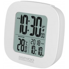 Reloj Despertador Digital Blanco Daewoo (Espera 2 dias)