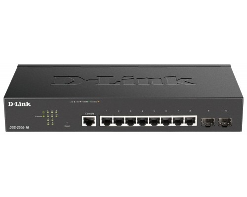 D-LINK SWITCH 8 PUERTOS 10/100/1Gbit w/2 SFP (Espera 4 dias)