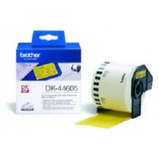 BROTHER Rollo de Papel Continuo Removible Amarillo de 62mm x 30,48m