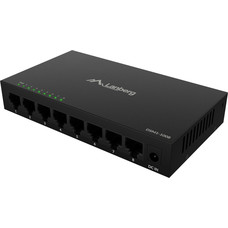 SWITCH LANBERG 8 PTOS 1GB/S GIGABIT ETHERNET DESKTOP 12V SIN GESTION