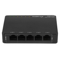 SWITCH LANBERG 5 PTOS GBIT POE+4 PORT POE 30W/PORT MAX 60W