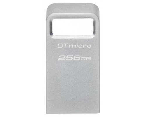 Kingston Technology DataTraveler Micro unidad flash USB 256 GB USB tipo A 3.2 Gen 1 (3.1 Gen 1) Plata (Espera 4 dias)