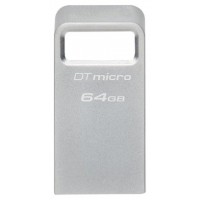 Kingston Technology DataTraveler Micro unidad flash USB 64 GB USB tipo A 3.2 Gen 1 (3.1 Gen 1) Plata (Espera 4 dias)