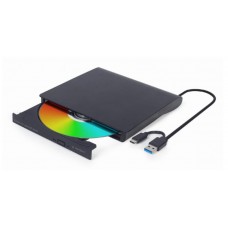 UNIDAD DE DVD USB EXTERNA GEMBIRD NEGRA UNIDAD DE DVD USB EXTERNA GEMBIRD NEGRA
