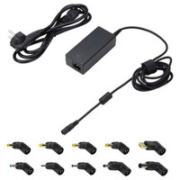 EWENT Cargador Auto. Univer Notebook 65W 10 Puntas