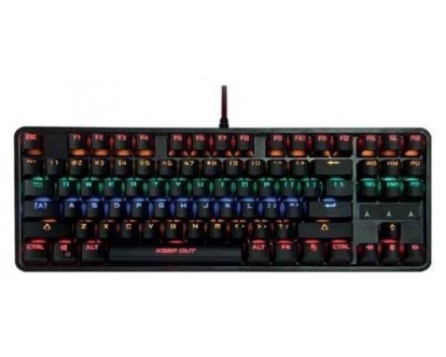 TECLADO GAMING RGB MECHANICAL F105 KEEPOUT (Espera 4 dias)