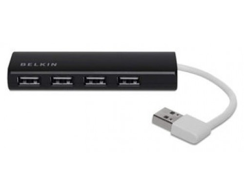 Hub Usb 2.0 Belkin F4u042bt A 4xusb-a 2.0 Color Negro