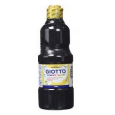Giotto F535324 tempera 500 ml Botella Negro (Espera 4 dias)