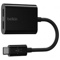 Adaptador Belkin F7u081btblk Usb-c De Audio Y Carga