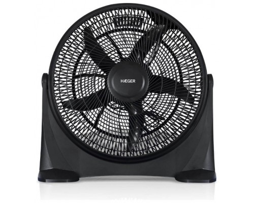 VENTILADOR DE SUELO SEMI INDUSTRIAL HOVER WIND NEGRO HAEGER (Espera 4 dias)