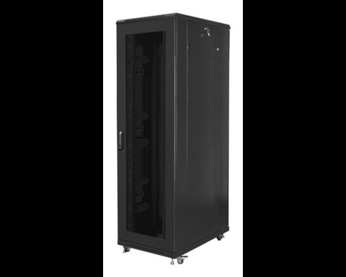 ARMARIO LANBERG RACK 19" 42U 800X1000 FLAT PACK PUERTA PERFORADA NEGRO